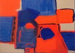 Voir le détail de cette oeuvre: Orange Bleu